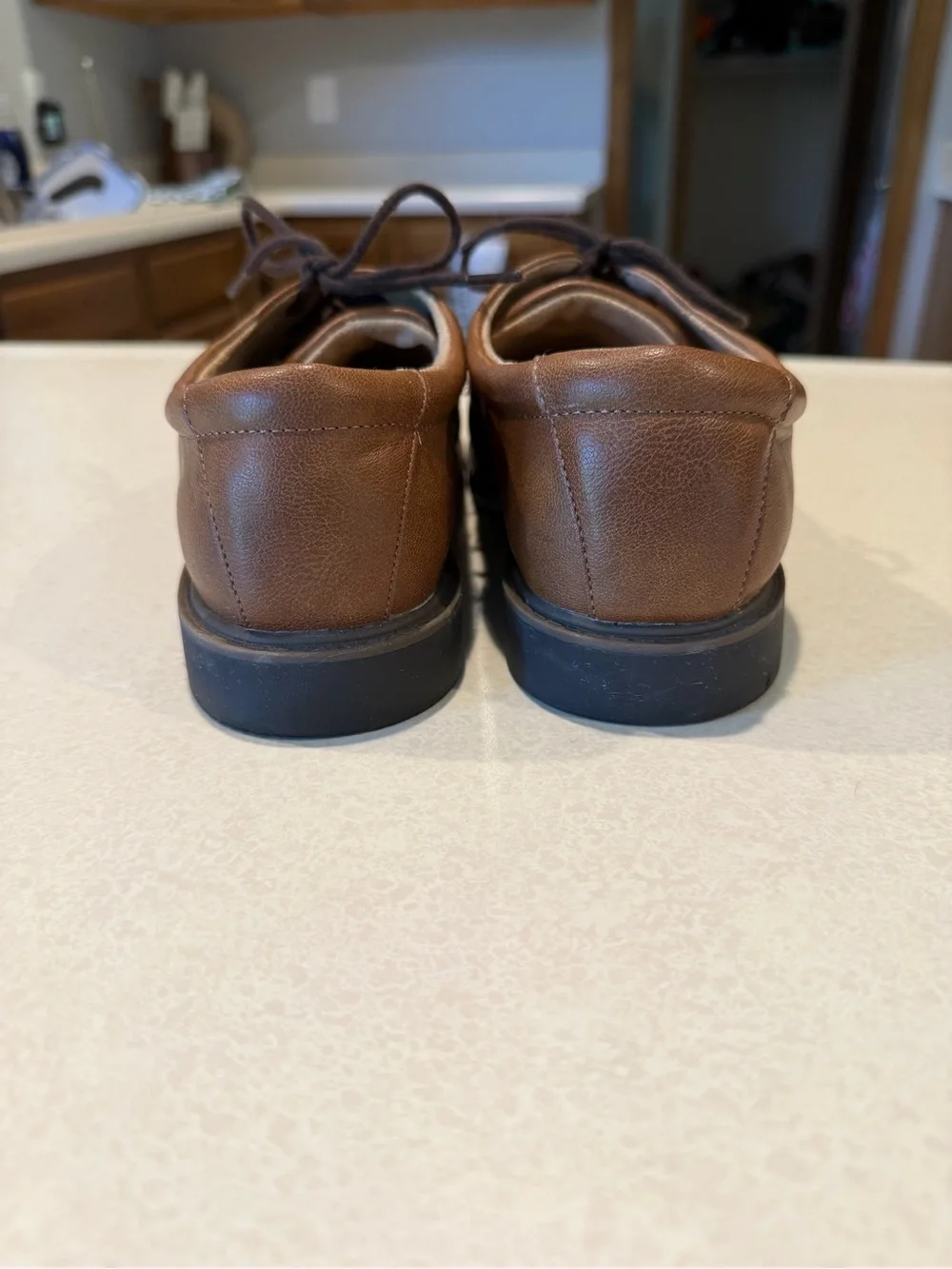 Cat & Jack Tan/Brown Kids Dress Oxfords
